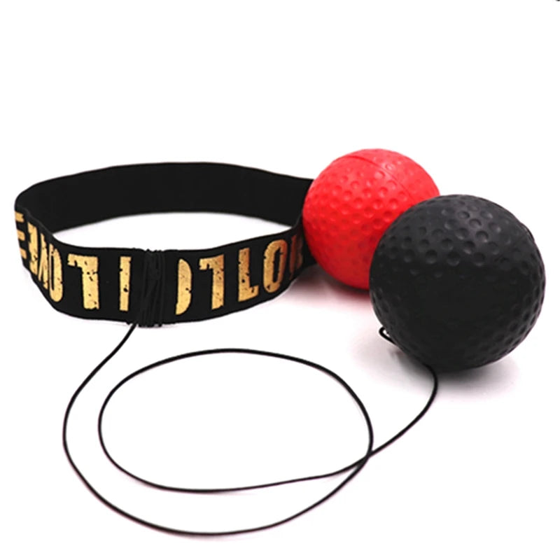 1 Set Boxing Reflex Speed Punch Ball Sanda Boxer Raising Reaction